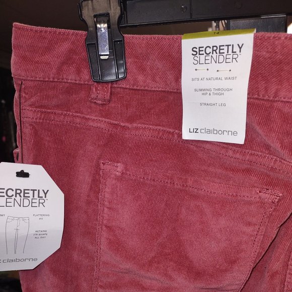 SECRETLY SLENDER Jeans from Liz Claiborn, in SWEET BERRY - size 14 - Picture 4 of 4